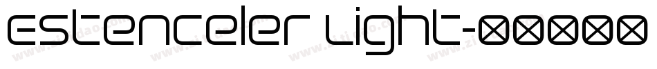 Estenceler Light字体转换